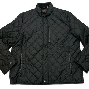 XL / Cole Haan Men's Black Quilted Jacket